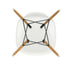 Cadeira Eames em Plástico DSW / Base maple